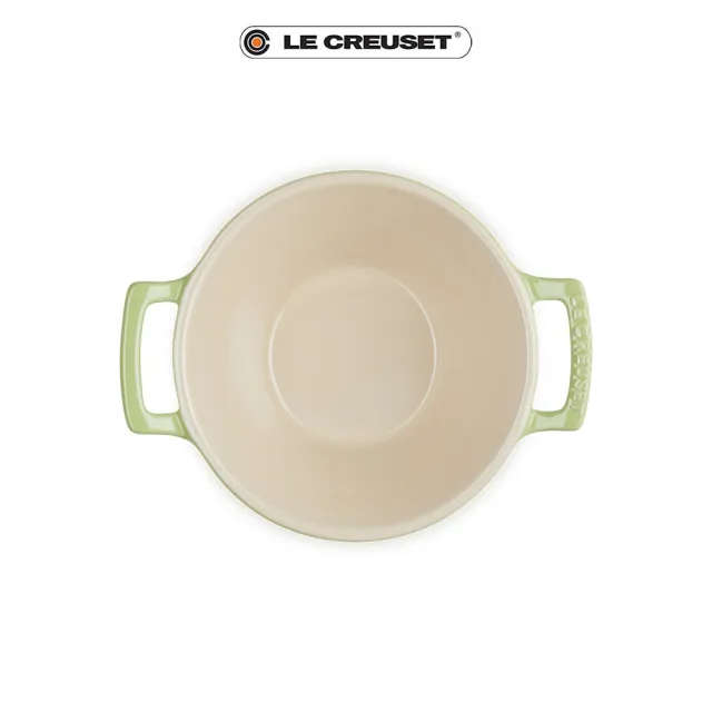 【Le Creuset】瓷器卡蘇雷碗(棕櫚綠)