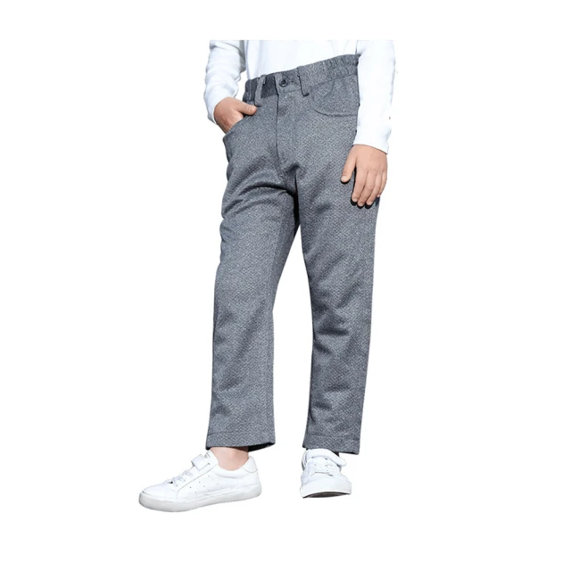 橘魔法 迷彩雙口袋細刷絨縮口長褲(褲子 大童 縮口褲 運動褲