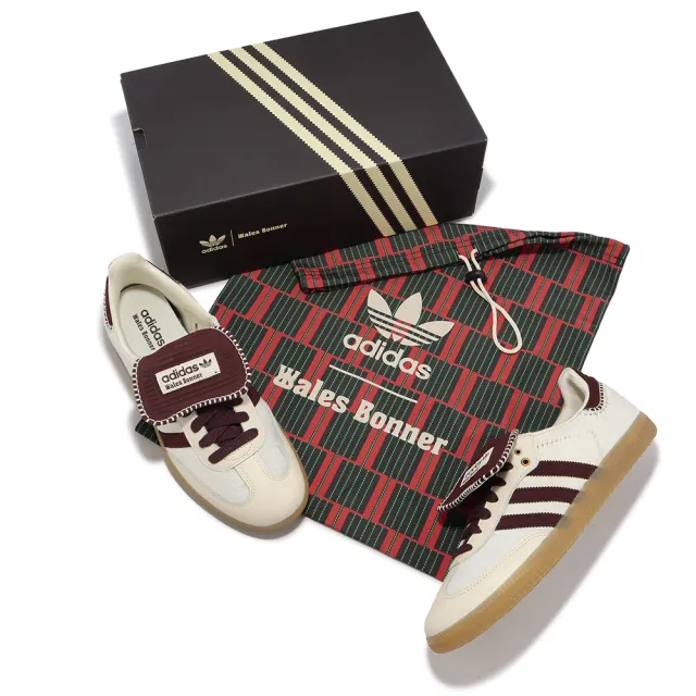 adidas 愛迪達】X Wales Bonner Pony Tonal Samba 米白酒紅馬毛男鞋