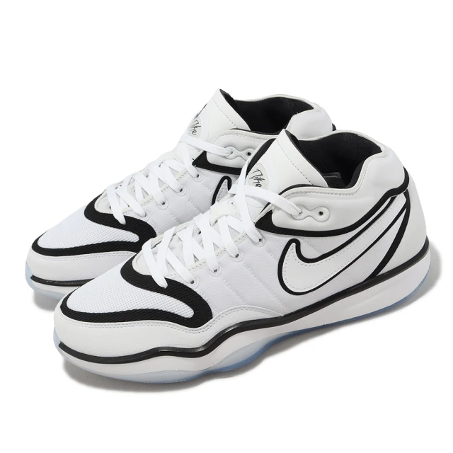 NIKE 耐吉 籃球鞋 Air Zoom G.T. Hustle 2 EP 白 黑 避震 男鞋(DJ9404-102)