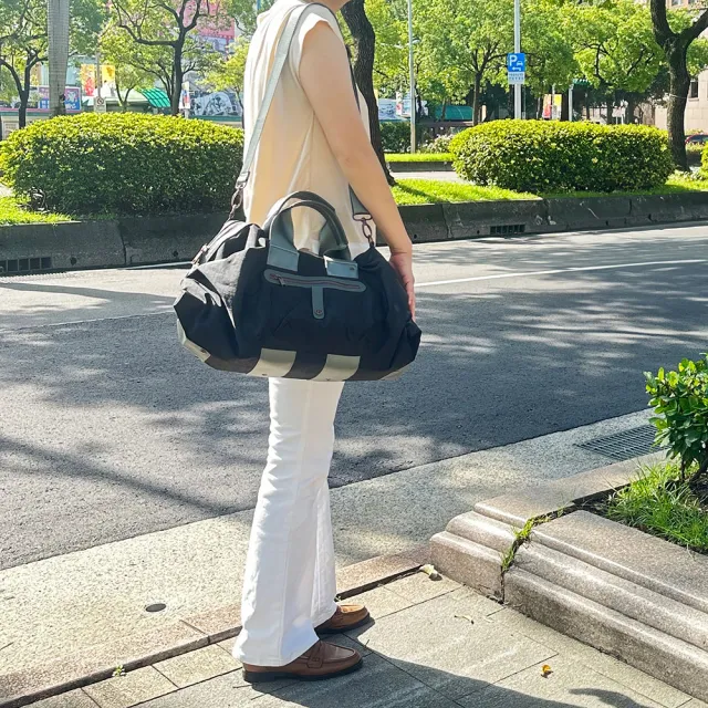 【BAGMIO】雙11 PLATO Weekend 旅行袋 (墨黑)