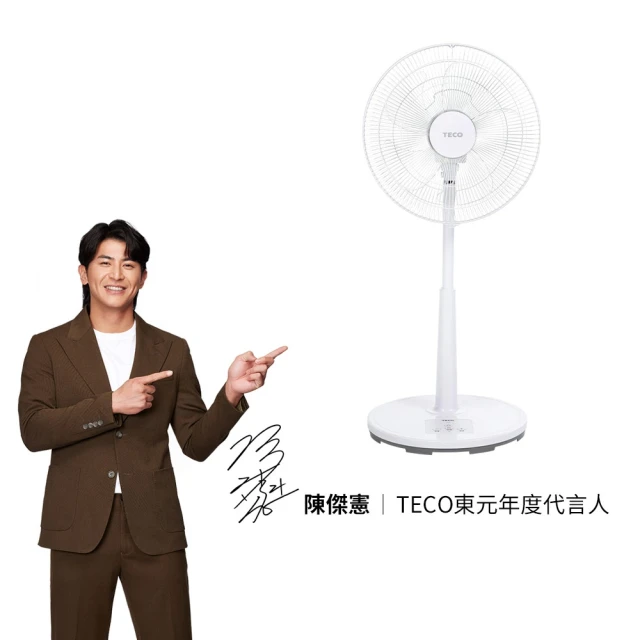 【TECO 東元】16吋DC馬達遙控立扇(XA1665BRD)