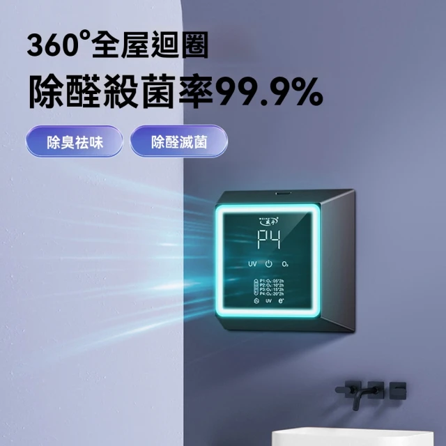 【Felsted 菲仕德】空氣淨化器 臭氧發生器 臭氧消毒機(負離子空氣淨化機 家用除甲醛煙味 寵物除異味)