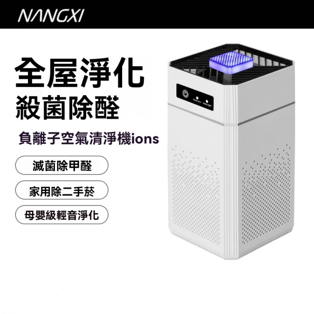 【窩居】空氣清淨機 負離子殺菌除甲醛 智能清新機(凈化器 靜音除味 全屋凈化)