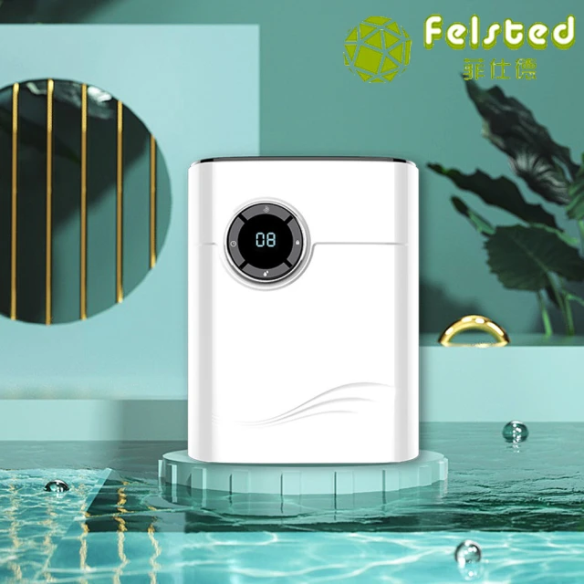 【Felsted 菲仕德】空氣清淨機 家用抽濕機 除臭消毒機(地下室小型除濕器 去濕除潮 空氣淨化 高轉速淨化)