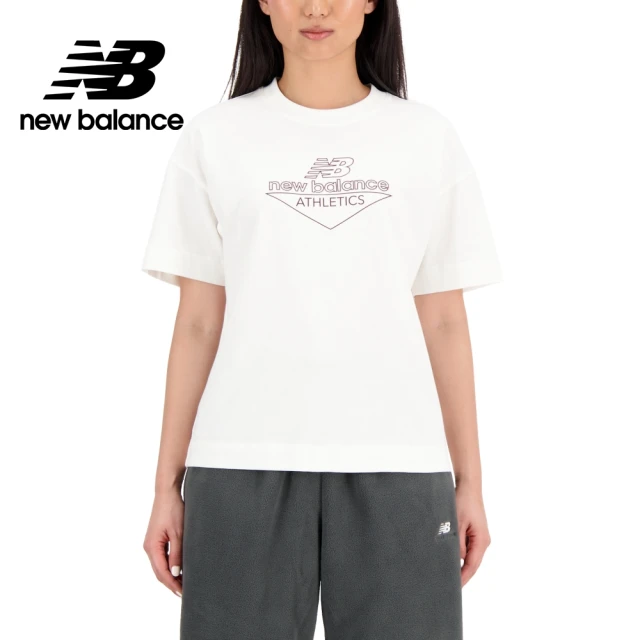 NEW BALANCE NB 簍空LOGO棉質短袖上衣_AWT33526SST_女性_牙白色(亞版 版型正常)