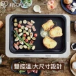 【IRIS】左右溫控電烤盤 WHP-011 白色(大尺寸烤盤 烤肉)