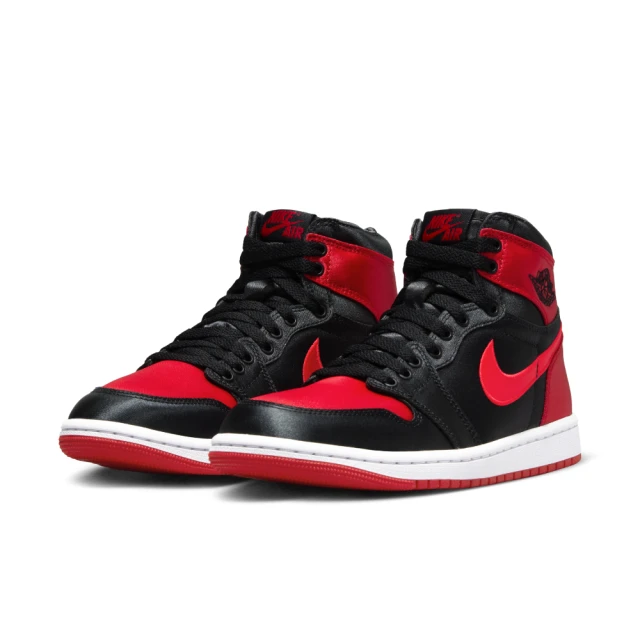 NIKE 耐吉NIKE 耐吉 休閒鞋 女鞋 運動鞋 AJ 喬丹 WMNS AIR JORDAN 1 RETRO HI OG 黑紅 FD4810-061