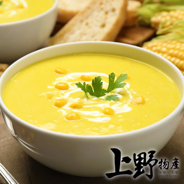 上野物產 20包 奶油火腿玉米濃湯(250g±10%/包)