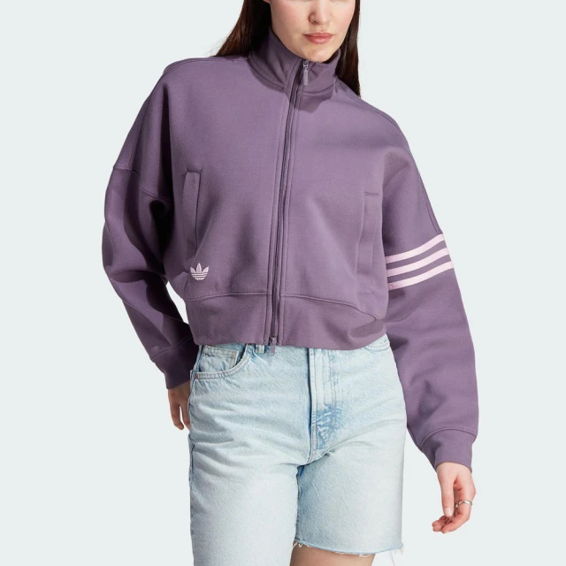 adidas 愛迪達 Tracktop 女 外套 立領 亞洲