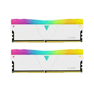 【v-color 全何】Prism Pro RGB DDR4 3200 64GB kit 32GBx2(桌上型超頻記憶體)