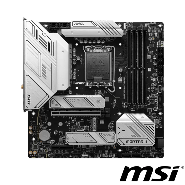 【MSI 微星】MAG B760M MORTAR WIFI II 主機板