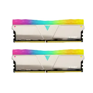 【v-color 全何】Prism Pro RGB DDR4 3200 64GB kit 32GBx2(桌上型超頻記憶體)