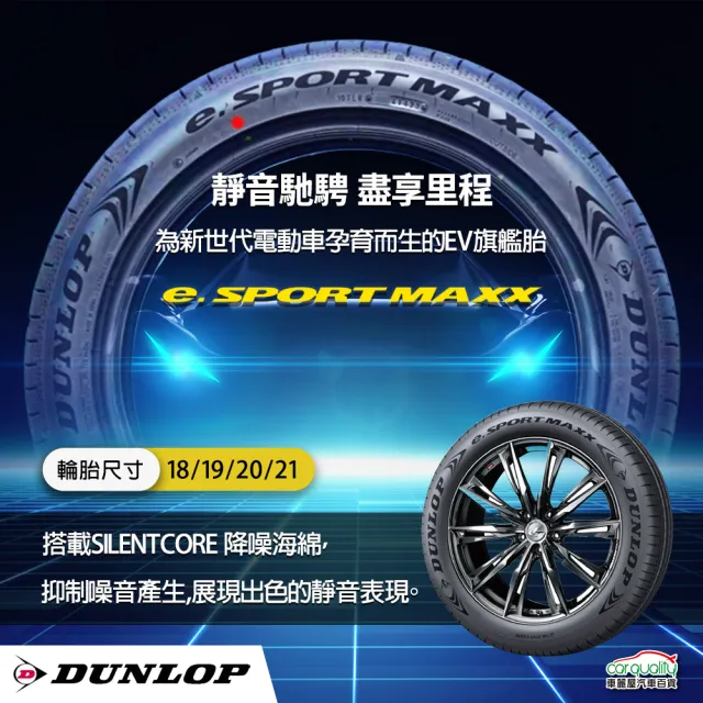 【DUNLOP 登祿普】輪胎 登祿普 e.SPMAXX-2554519吋_四入組_255/45/19(車麗屋)