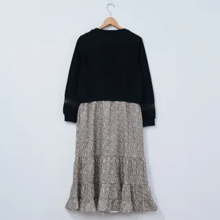 【IENA】休閒假兩件洋裝 #3234011(黑色)