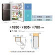 【Panasonic 國際牌】650公升新一級能效智慧節能雙門玻璃變頻冰箱-曜石棕(NR-B651TG-T)