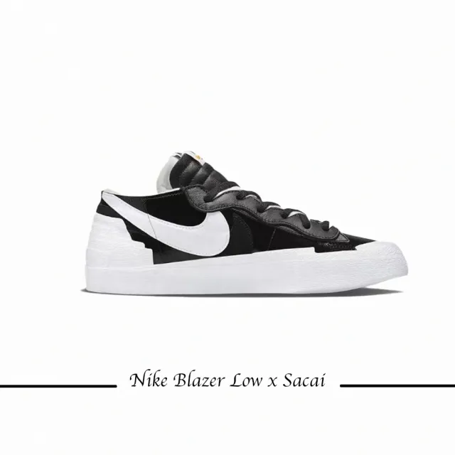 NIKE 耐吉】Blazer Low x Sacai 黑白男鞋女鞋聯名男女段DM6443-001