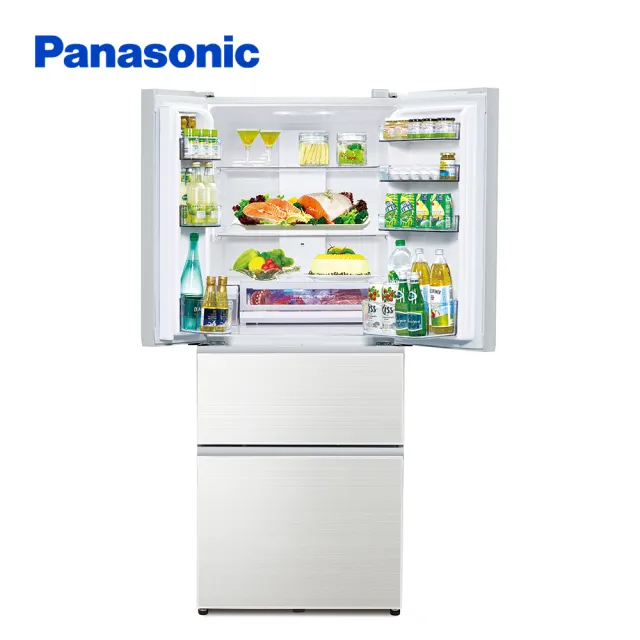 【Panasonic 國際牌】500公升新一級能源效率IOT智慧家電玻璃四門變頻冰箱-翡翠白(NR-D501XGS-W)