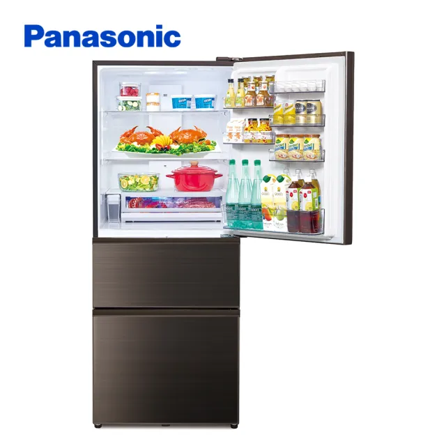 【Panasonic 國際牌】500公升新一級能源效率IOT智慧家電玻璃三門變頻冰箱-曜石棕(NR-C501XGS-T)