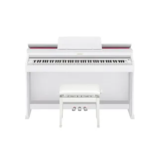 【CASIO 卡西歐】原廠直營數位鋼琴AP-470WEC2白色(含琴椅)