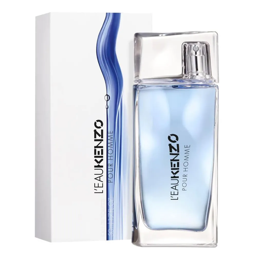 【KENZO】L EAU HOMME 風之戀男性淡香水50ml 新包裝(專櫃公司貨)