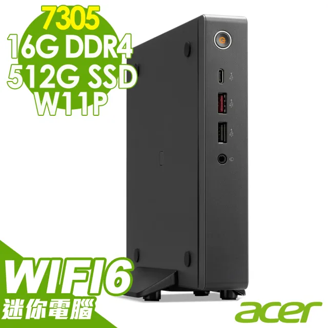 【Acer 宏碁】Celeron迷你電腦(RB610/C7305/16G/512G SSD/W11P)