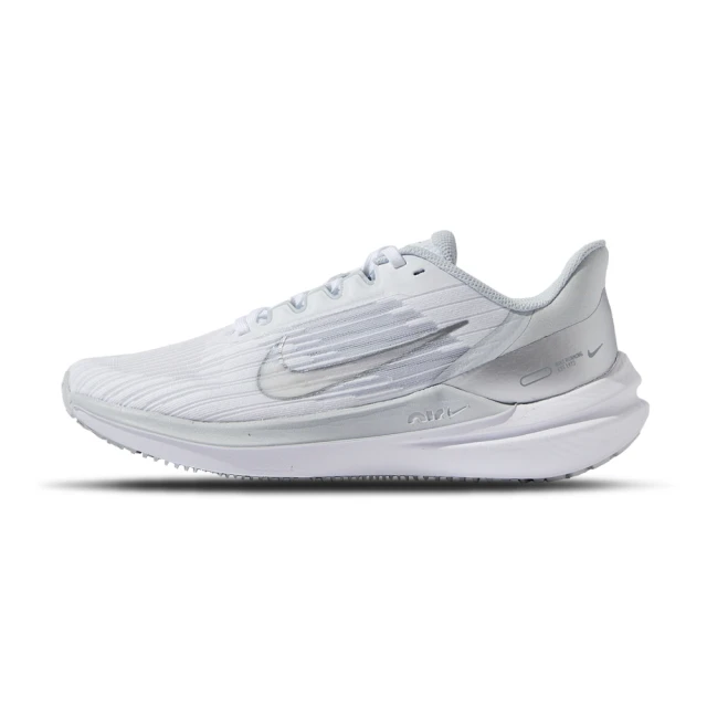 NIKE 耐吉NIKE 耐吉 福利品 商品全新 僅鞋盒錯誤 Winflo 9 女鞋 白色 輕量 透氣 網布 環保理念 休閒鞋 DD8686-100