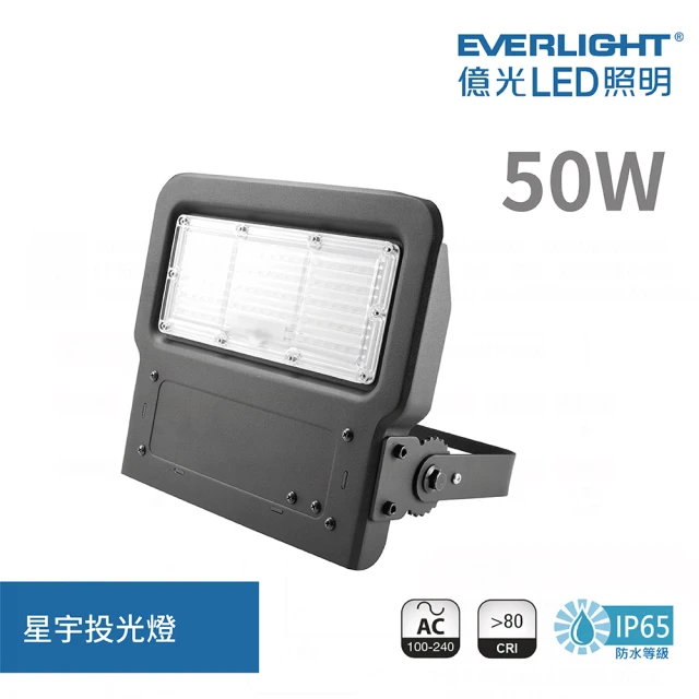 Everlight 億光 50W 星宇投光燈 全電壓 IP65