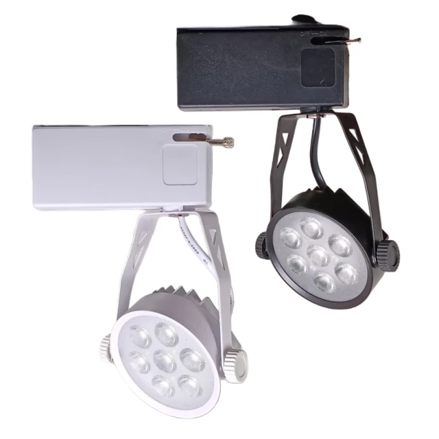 彩渝 CNS認證 CREE晶片 黑白色系 冷鍛式 LED軌道燈 9W 全電壓 簡易安裝(商品只有一入)
