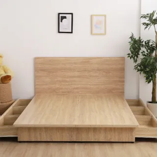 【本木】湯斯 北歐房間二件組 床片+六抽床底(雙人5尺)
