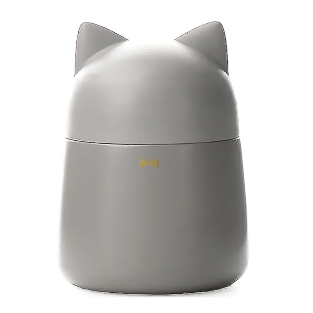 【SABU HIROMORI】可愛貓耳不鏽鋼保溫湯罐/便當盒(320ml 精緻小巧 簡約 防漏 日系 貓奴 保溫6小時 野餐)