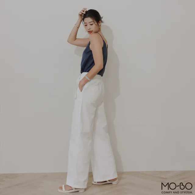 【MO-BO】NORM.高腰落地牛仔寬褲(Nikki小閃聯名款)