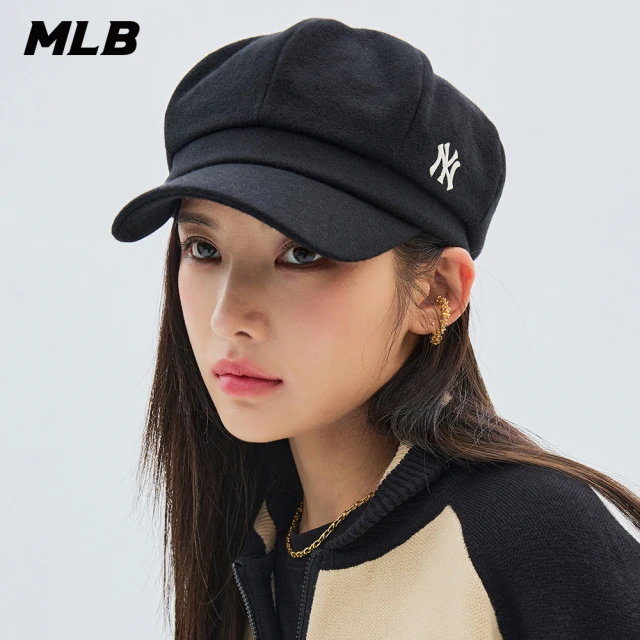 MLBMLB 羊毛報童帽 紐約洋基隊(3ACB00336-50BKS)