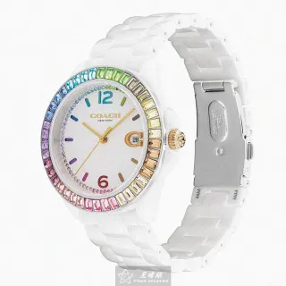 【COACH】COACH手錶型號CH00167(白色錶面白錶殼白陶瓷錶帶款)