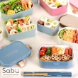 【SABU HIROMORI】日本製SANSSOUCI四面鎖扣便當盒/午餐盒 可微波(620ml、4色任選)