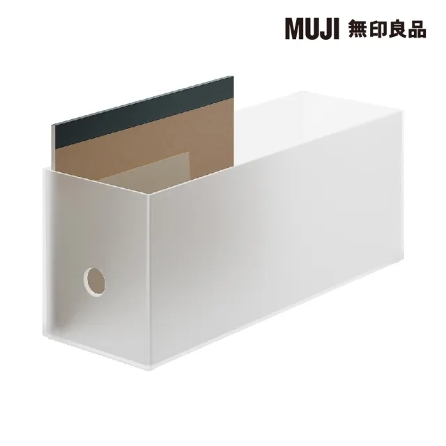【MUJI 無印良品】聚丙烯檔案盒.標準型.1/2(5入組)