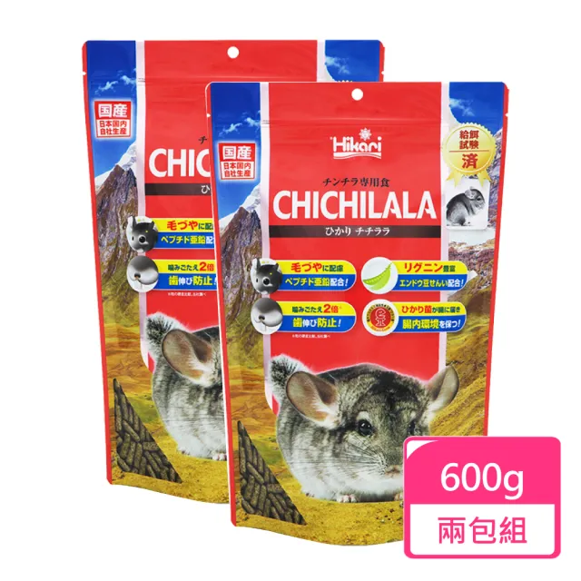 【HIKARI 高夠力】金吉拉鼠飼料 600g/包;兩包組(龍貓飼料 絲絨鼠)