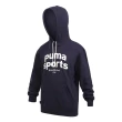【PUMA】P.TEAM 男流行系列長厚連帽T恤-歐規 休閒 刷毛 上衣 丈青銀(62520616)