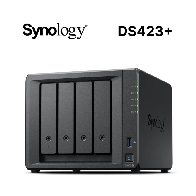 【Synology 群暉科技】DS423+ 4Bay NAS 網路儲存伺服器