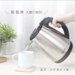 【日本AWSON歐森】1.8L不銹鋼電熱壺/快煮壺/電茶壺AS-HP0155(新年禮物首選)