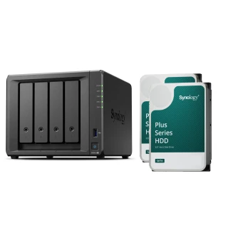 【Synology 群暉科技】搭HAT3300 4TB x2 ★ DS923+ 4Bay NAS 網路儲存伺服器