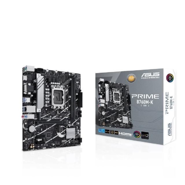 【ASUS 華碩】PRIME B760M-K-CSM DDR5 主機板