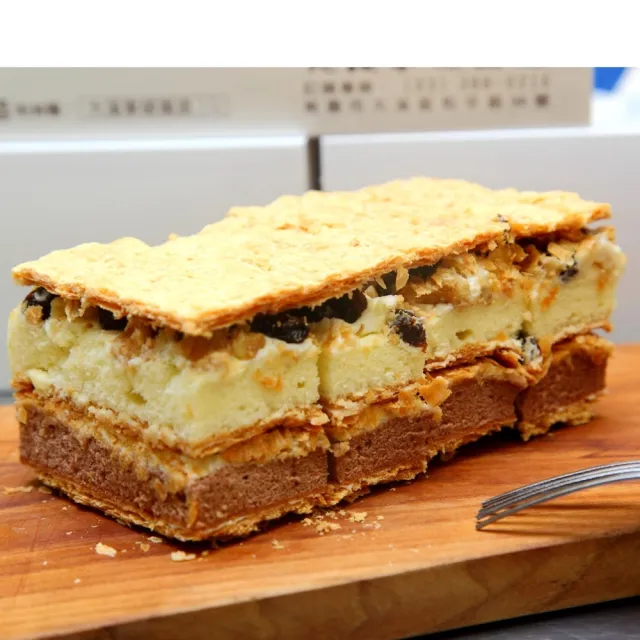 【秘傳美食料理】脆皮拿破崙派6盒(350g 老街排隊美食千層派)