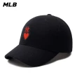 【MLB】可調式硬頂羊毛棒球帽 Heart系列 紐約洋基隊(3ACPH0136-50BKS)