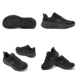 【SKECHERS】工作鞋 D Lux Walker 2.0-Daisy Doll 女鞋 全黑 厚底 緩震 休閒鞋(150093-BBK)