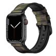 【Mifa】Apple Watch混合運動皮革錶帶/經典皮革錶帶(TPU混合全牛皮運動錶帶1-9代 42/44/45/49mm)