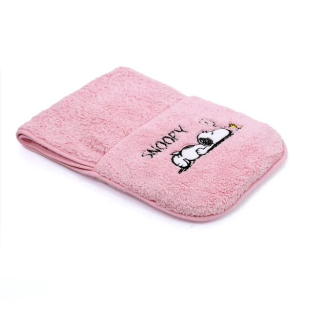 【SNOOPY 史努比】買一送一 無棉絮吸汗快乾口袋型運動毛巾-可當圍巾(大和抑菌認證 不掉棉絮 路跑推薦)