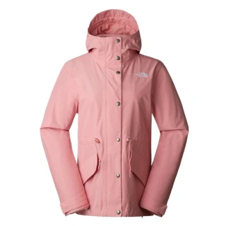 【The North Face】女 防水透氣保暖可收腰連帽三合一外套/夾克(7QSM-OXM 粉色)
