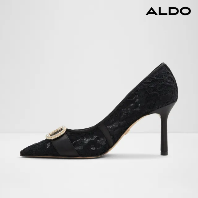【ALDO】CAVETTA-性感女鞋神尖頭水鑽高跟鞋-女鞋(黑色)
