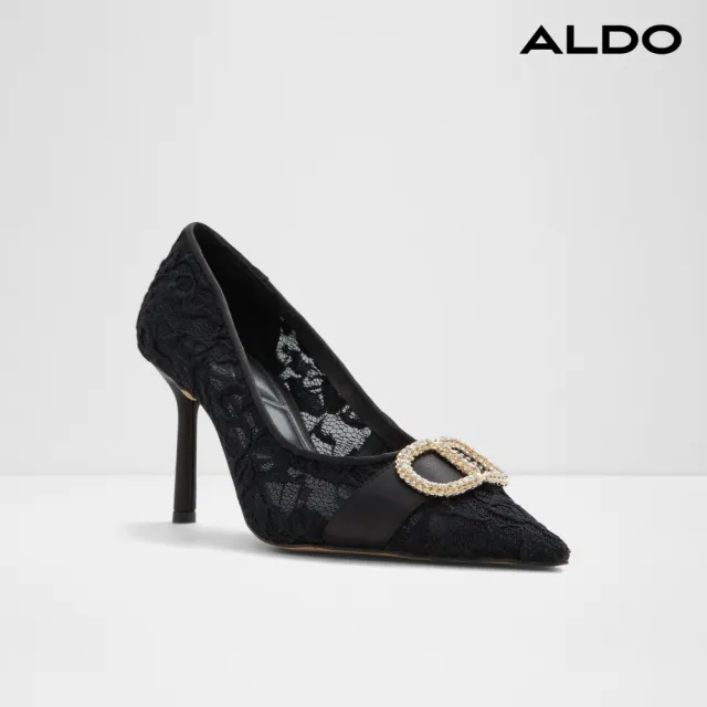 【ALDO】CAVETTA-性感女鞋神尖頭水鑽高跟鞋-女鞋(黑色)